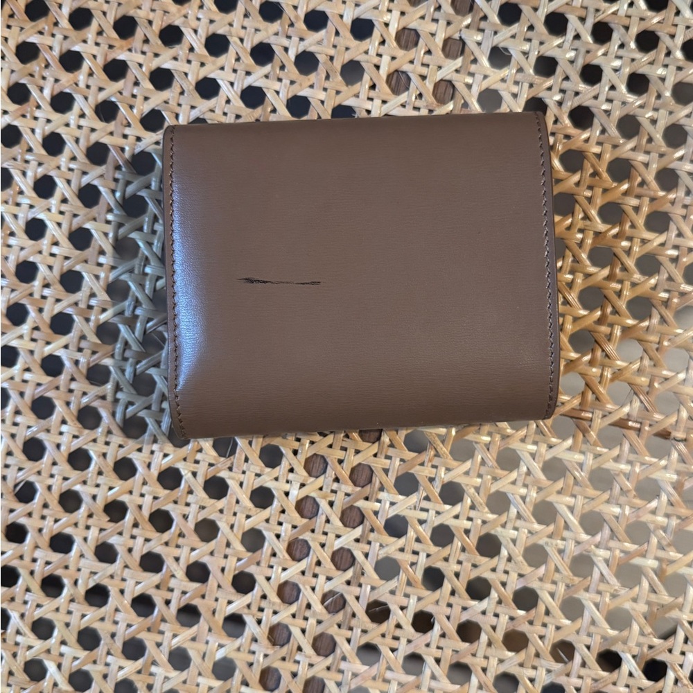 CELINE/Trifold Wallet/CML/Leather/Plain - Picture 2 of 6